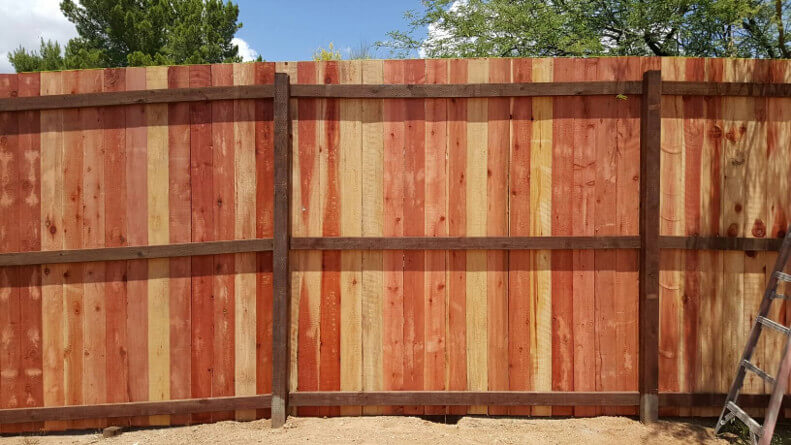 wood fence